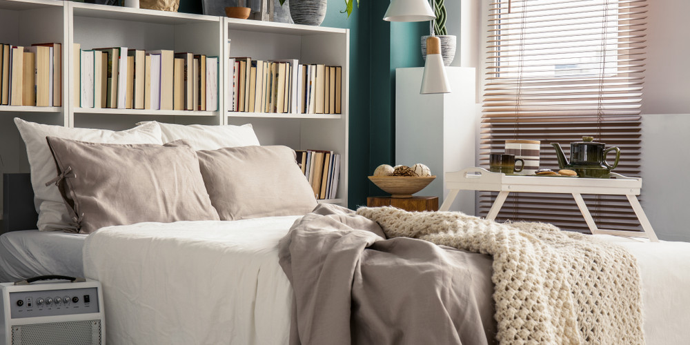 small bedroom in an apartment