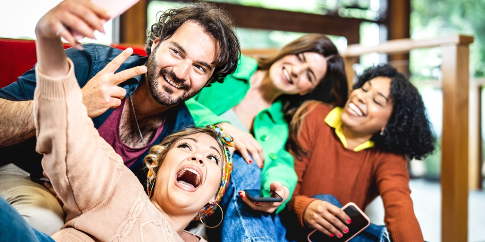 roomates living together and having fun